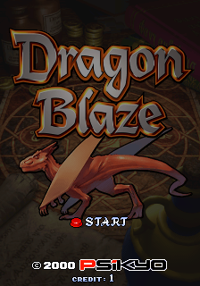 Dragon Blaze Title Screen